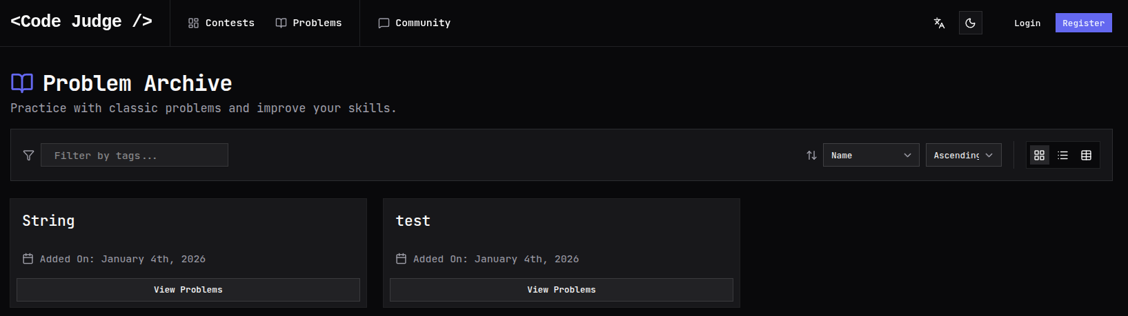 Competitive Programming Grader